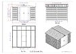 DURAMAX - Abri de jardin métal Alpine anthracite 9,75m² épaisseur 0,33mm - vignette