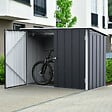 DURAMAX - Abri vélos Duramax métal 0,33mm 2,05m² + kit ancrage - anthracite - vignette