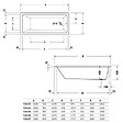 DURAVIT - Baignoire droite 180 X 80 Duravit No.1 - vignette