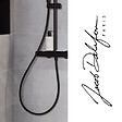 JACOB DELAFON - Flexible de douche lisse anti-torsion 1600 Noir - vignette