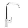 SWISS AQUA TECHNOLOGIES - set mitigeur lavabo avec bras pivotant + mitigeur cuisine douchette extractible 2 jets, bras pivotant, chrome (SATBSD2280LCR) - vignette