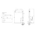 SWISS AQUA TECHNOLOGIES - Dark set mitigeur lavabo XL + mitigeur cuisine avec bras pivotant, or brossé (SATBSDA285BZ) - vignette