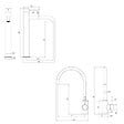 SWISS AQUA TECHNOLOGIES - Aurum set mitigeur lavabo haut acier inoxydable + mitigeur cuisine avec bras pivotant, or rose (SATBR2805BRG) - vignette