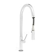 SWISS AQUA TECHNOLOGIES - set mitigeur lavabo haut + mitigeur cuisine avec douchette extractible et bras pivotant, chrome (SATINFBSD285) - vignette