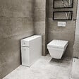 HABITAT ET JARDIN - Meuble de salle de bain en bois "Calencia" - 60 x 19 x 55 cm - Blanc - vignette