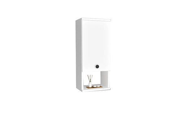 HABITAT ET JARDIN - Meuble de salle de bain en bois "Mis" - 30 x 21 x 71 cm - Blanc - large
