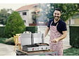 HABITAT ET JARDIN - Plancha barbecue à gaz avec grille et plancha "Flamo" - 3 bruleurs - Gris - vignette