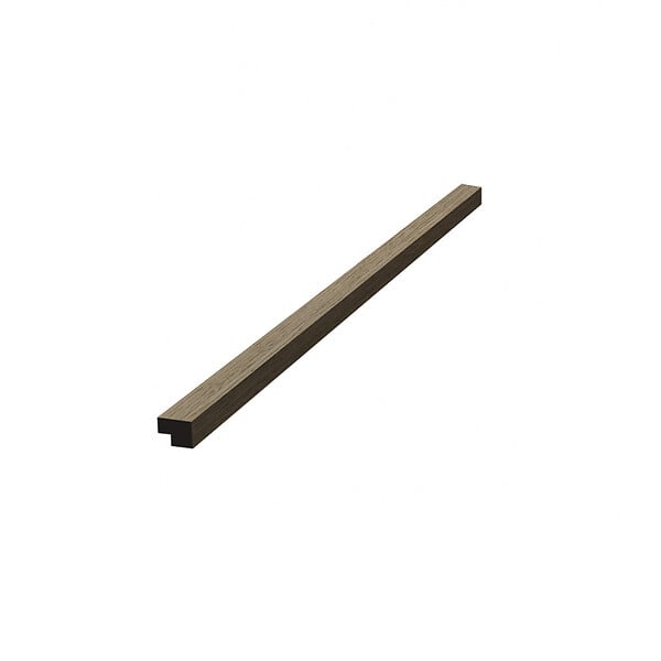 SWISS AQUA TECHNOLOGIES - Barre d'extrémité MDF 120 cm pour panneaux acoustiques intérieurs SATAKUPANNON612, décor noyer (SATAKUPANWATKL12) - large