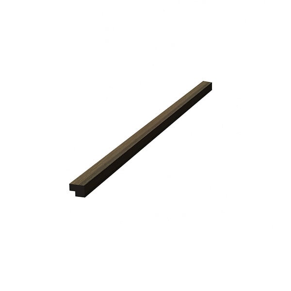 SWISS AQUA TECHNOLOGIES - Barre d'extrémité MDF 120 cm pour panneaux acoustiques intérieurs SATAKUPANNON612, décor chêne fumé (SATAKUPANSOTKL12) - large