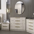 HABITAT ET JARDIN - Commode en bois "Kale" - 100 x 45 x 85 cm - Beige - vignette