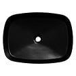 CERAMIA - Ceramia Vasque à poser rectangulaire 50 x 37,5 x 13,5 cm sans trop-plein noir mat PixL (CEPX4937BKM) - vignette