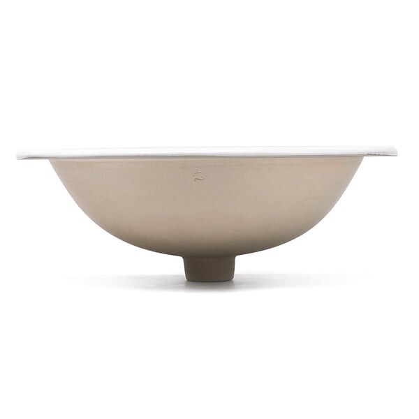 SIKO - Vasque à encastrer Multi 55 x 47,5 cm en céramique, 1 trou robinet centré, blanc (1690NEW) - large