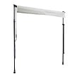 HAPPY GARDEN - Store banne pour balcon CHENE 3 × 1,2m - Toile beige et structure grise - vignette