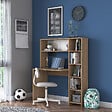 HABITAT ET JARDIN - bureau en bois "Haham" 113 x 40 x 142 cm - Chêne - vignette
