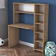 HABITAT ET JARDIN - bureau en bois "Haham" 113 x 40 x 142 cm - Chêne - vignette