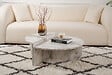 HABITAT ET JARDIN - Table basse en bois "Orion" 90 x 60 x 30 cm - Marbre de Freesia - vignette