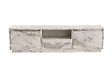 HABITAT ET JARDIN - Meuble TV en bois "Vanguard" 160 x 30 x 42 cm - Marbre de Freesia - vignette