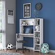 HABITAT ET JARDIN - bureau en bois "Haham" 113 x 40 x 142 cm - Blanc - vignette