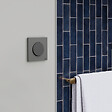 SCHNEIDER - Plaque 1 poste, Gris basalte, Odace - vignette