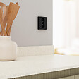 SCHNEIDER - Prise 2P+T double fixable sur boîte encastrement simple, griffes, noir, Odace - vignette