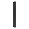 SCHNEIDER - Plaque métal 2 postes effet Perle Noire support noir, Odace - vignette