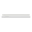 SCHNEIDER - Plaque métal 1 poste effet Céramique Blanc support blanc, Odace - vignette