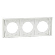 SCHNEIDER - Plaque 3 postes, Blanc craie, Odace - vignette