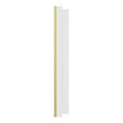 SCHNEIDER - Plaque métal 1 poste effet Laiton support blanc, Odace - vignette