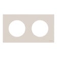 SCHNEIDER - Plaque 2 postes, Beige sable, Odace - vignette