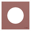 SCHNEIDER - Plaque 1 poste, Rose grenat, Odace - vignette