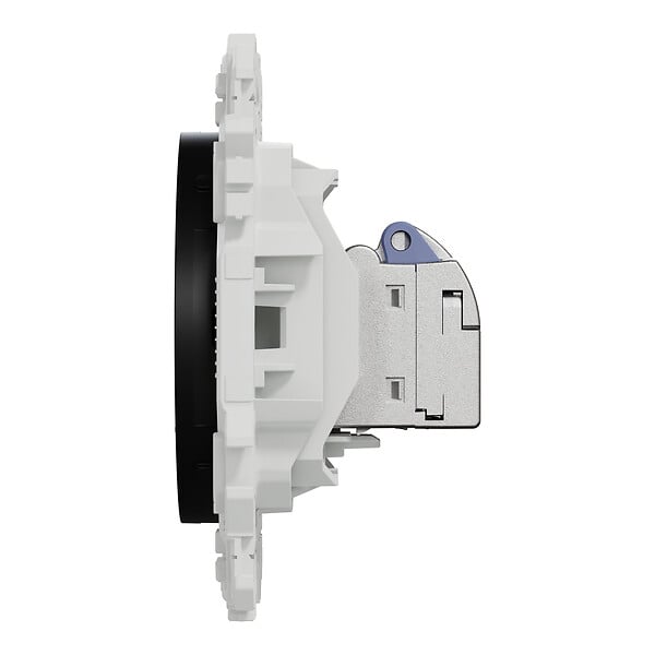 SCHNEIDER - Prise RJ45 cat.6 STP grade 2TV min à grade 3TV (+ multimédia), noir, Odace - large
