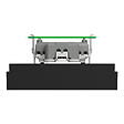 SCHNEIDER - Prise 2P+T double fixable sur boîte encastrement simple, griffes, noir, Odace - vignette