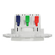SCHNEIDER - Prise affleurante + chargeur USB-C 18W Power Delivery, blanc , Odace - vignette