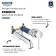 GROHE - Mitigeur lavabo mural Essence Taille M chromé avec corps encastré - vignette
