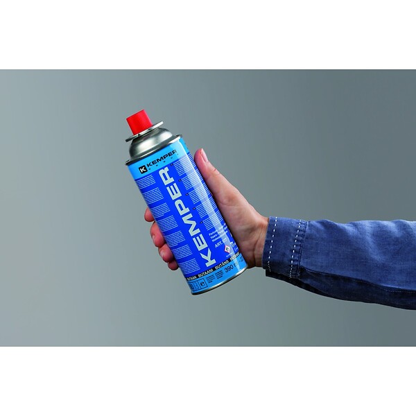 KEMPER - Réchaud à gaz portable 2200W INOX + 4 cartouches de gaz + Malette de transport Cuisson Extérieure Camping Van Trek KEMPER - large