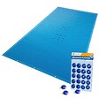 VOUNOT - Bache piscine rectangulaire en Polyethylene 160 gr/m2 4x9m Bleue foncé - vignette