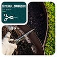 VOUNOT - Bordure de jardin plastique flexible 10m avec piquets Marron - vignette