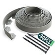 VOUNOT - Bordure de jardin plastique flexible 10m avec piquets gris - vignette