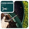 VOUNOT - Bordure de jardin plastique flexible 10m avec piquets vert - vignette