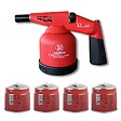 PROWELTEK - Lampe à souder à gaz 1760W + 4 Cartouches gaz Utilisation à 360°- Chalumeau à gaz Allumage électronique à batterie PROWELTEK - vignette