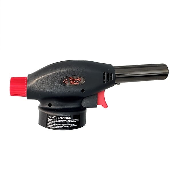 PROWELTEK - Chalumeau à gaz 180W - 360°C + Cartouche gaz butane 250g - Chalumeau de cuisine Allumage auto piezo flamme réglable PROWELTEK - large
