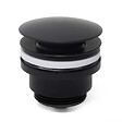 SWISS AQUA TECHNOLOGIES - Bonde clic-clac 5/4 avec trop-plein noir mat pour lavabo et vasque (VF785BL) - vignette