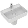 IDEAL STANDARD - Ideal Standard Strada II Lavabo 600x430 mm blanc, 1 trou de robinet, couvercle de vidage en porcelaine inclus, non meulé (T300001) - vignette
