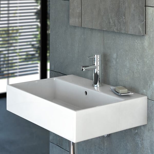 IDEAL STANDARD - Ideal Standard Lavabo 60 x 42 cm blanc en céramique à poser ou suspendu Ideal Standard Strada (K077801) - large