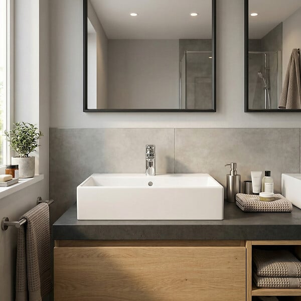 IDEAL STANDARD - Ideal Standard Lavabo 60 x 42 cm blanc en céramique à poser ou suspendu Ideal Standard Strada (K077801) - large