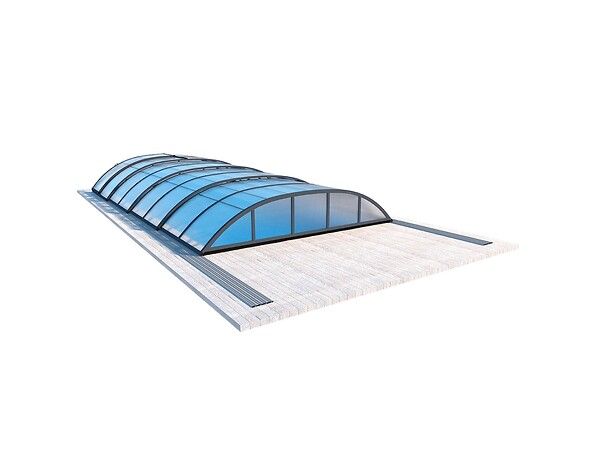 ALTANKA - Abri de piscine Horizon - 7.43x3.5 m - polycarbonate alvéolaire 8 mm - pour piscine BAS7308 - ECO308 - large