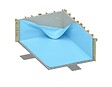 ALTANKA - Liner 0.75 mm, bleu pâle, pour piscine Oceano BAS60 - LINER BAS60 - vignette