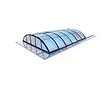 ALTANKA - Abri de piscine Horizon - 4.64x2.52 m - polycarbonate alvéolaire 8 mm - pour piscine BAS7304 - ECO304 - vignette