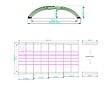 ALTANKA - Abri de piscine Horizon - 8.58x3.92 m - polycarbonate alvéolaire 8 mm - pour piscine BAS7309 - ECO309 - vignette
