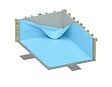 ALTANKA - Liner 0.75 mm, bleu pâle, pour piscine Sunrise BAS59 - LINER BAS59 - vignette